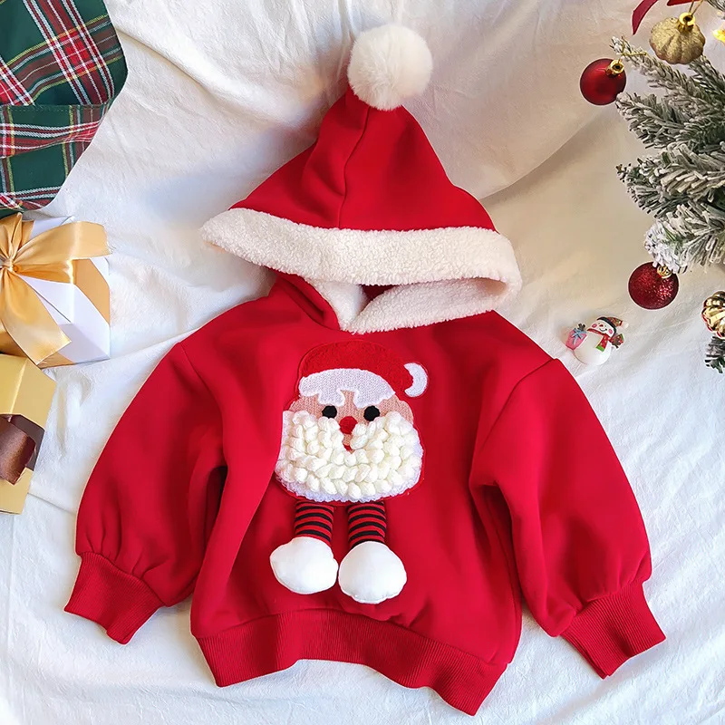 Detalle del estampado navideño