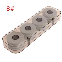 Caja translúcida magnética para bobinas de línea de pesca
