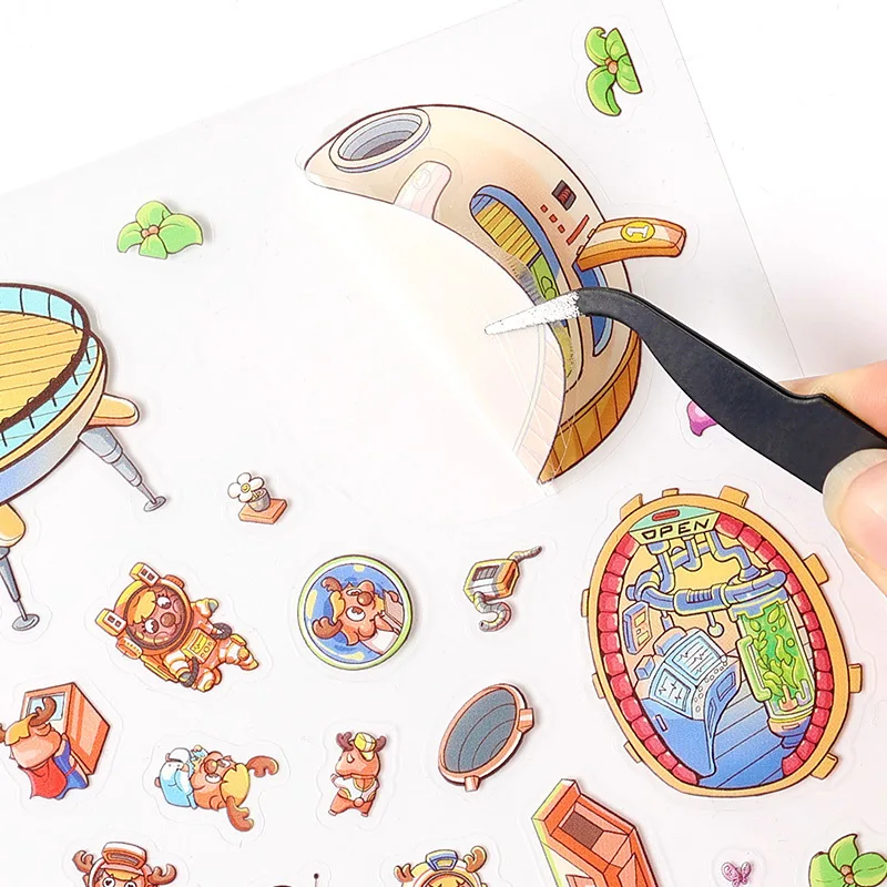 Pegatinas 3D infantiles en relieve adhesivas para manualidades - imagen 5