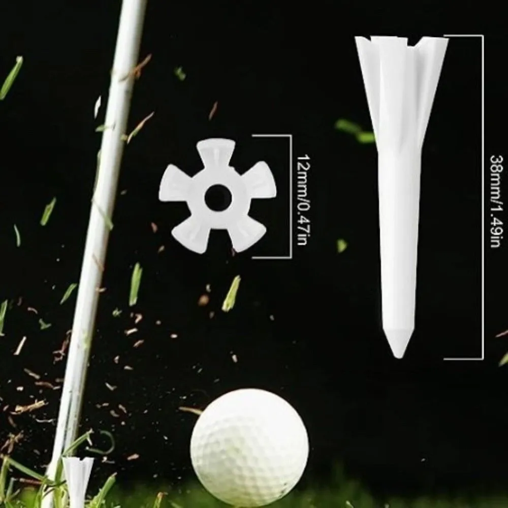 Tees de golf multicolor 38mm