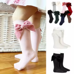 Calcetines largos de algodón para niños – Rodilla, Otoño e Invierno