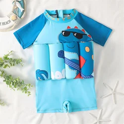 Traje de baño infantil de flotación una pieza contra sarpullidos