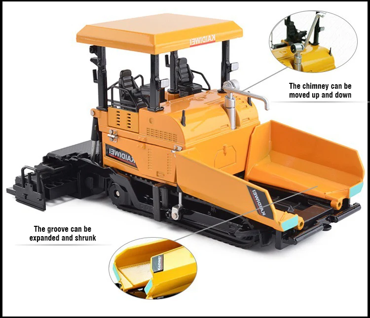 Camion pavimentadora 1:40 de aleacion para ninos