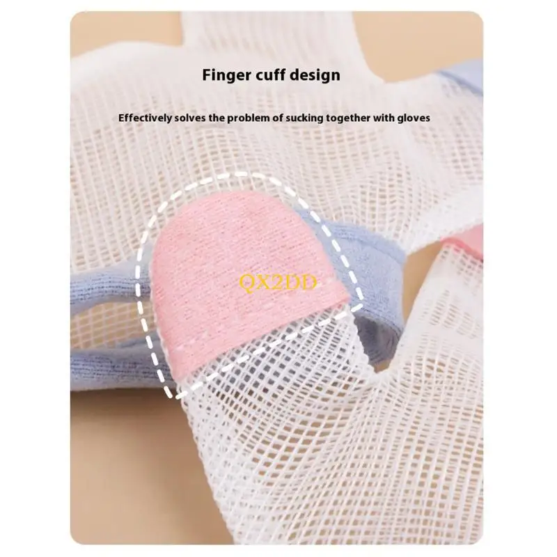 QX2D guantes protectores de bebé con ajuste seguro - imagen 4