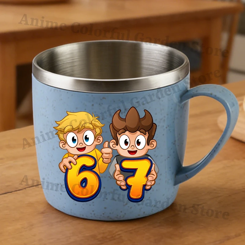 Wojan botella de agua infantil de acero inoxidable diseño adorable - imagen 5