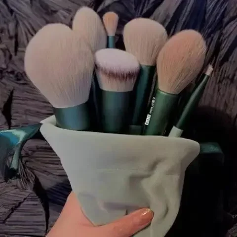 Juego de brochas de maquillaje, set de 13 piezas