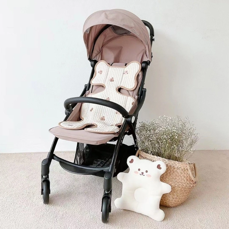 Asiento cochecito bebé transpirable – Cojín suave dibujos - imagen 5