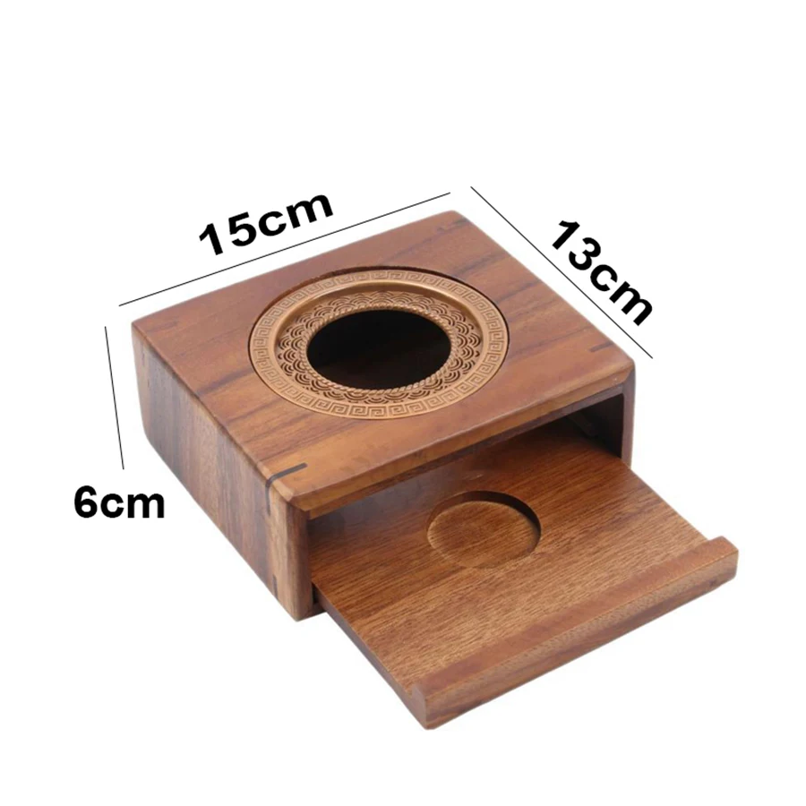 Calentador de tetera en madera elegante para té y decoración - imagen 2
