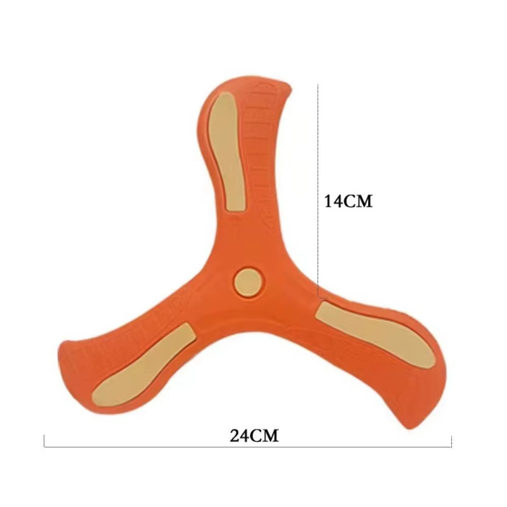 Boomerang cruz de tres hojas - detalles