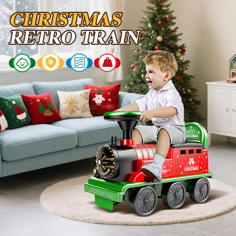 Tren eléctrico en uso interior