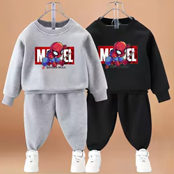 Conjunto de sudadera infantil con pantalón estampado de dibujos