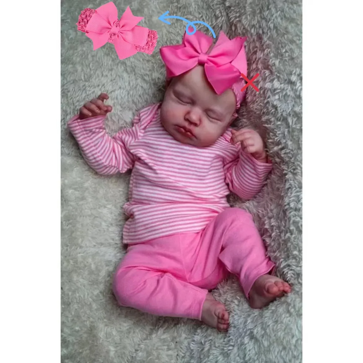 Muñeca realista con piel 3D