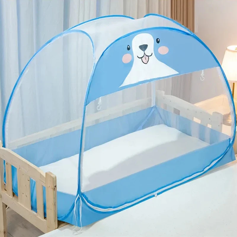 Mosquitera para cuna de bebé con cremallera anticaída, sin instalación - imagen 5