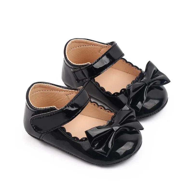 Zapatitos bebe niña lazo princesa suela suave primeros pasos - imagen 4