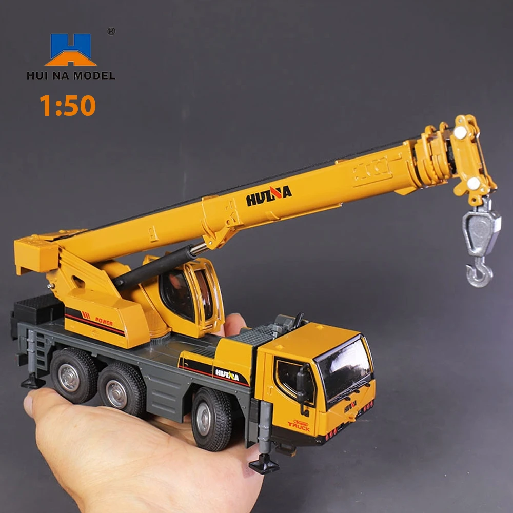 Huina camión grúa articulada de juguete para niños - imagen 2