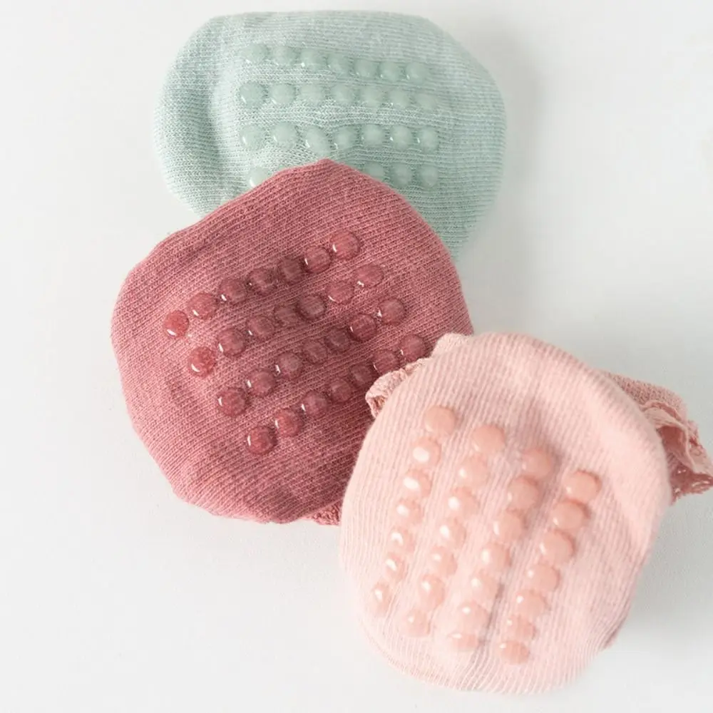 Calcetines antideslizantes para bebé de algodón elástico transpirables - imagen 2