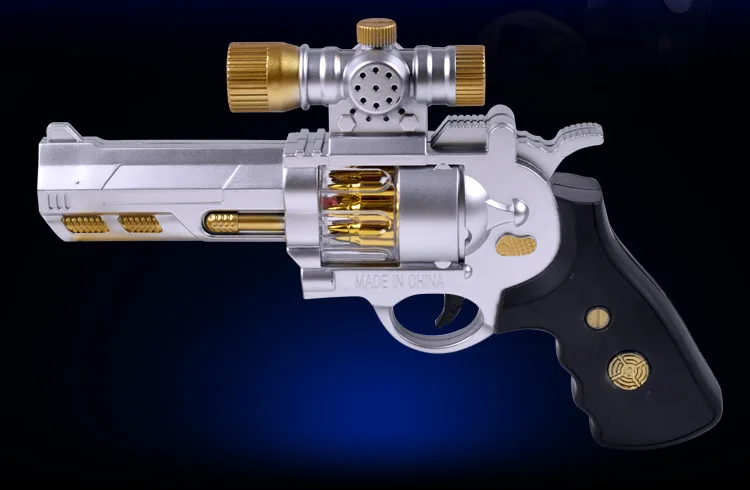 Pistola con efectos de luz LED