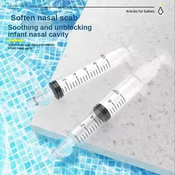 Aspirador nasal de silicona reutilizable y suave para bebé