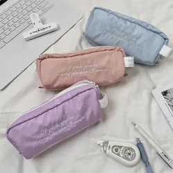 Estuche escolar grande con cremallera para niñas – Útil y resistente