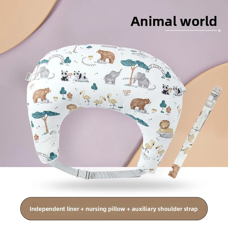 Almohada de lactation ergonomica con soporte lumbar para madre - imagen 3