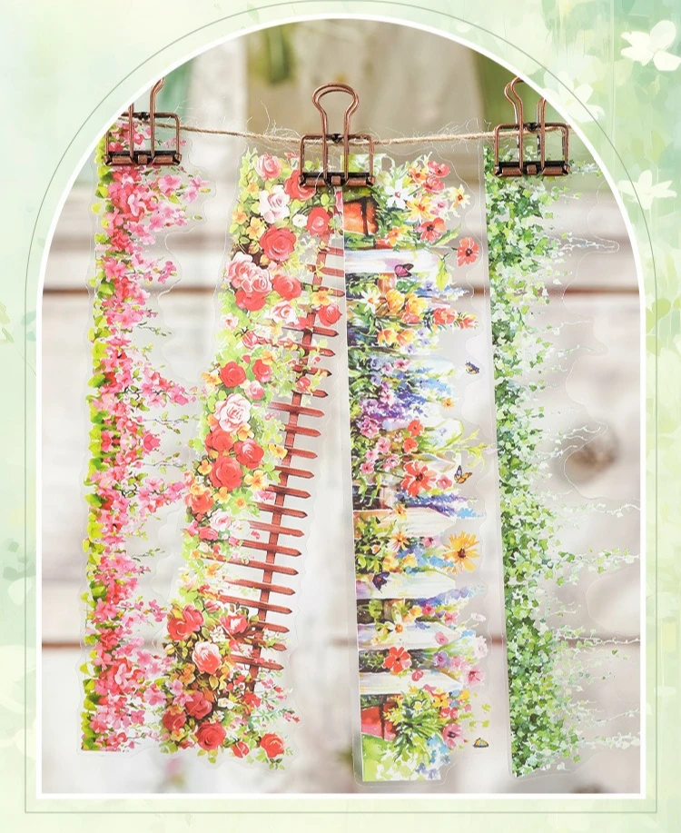 Motivos de plantas y fantasía para recortes