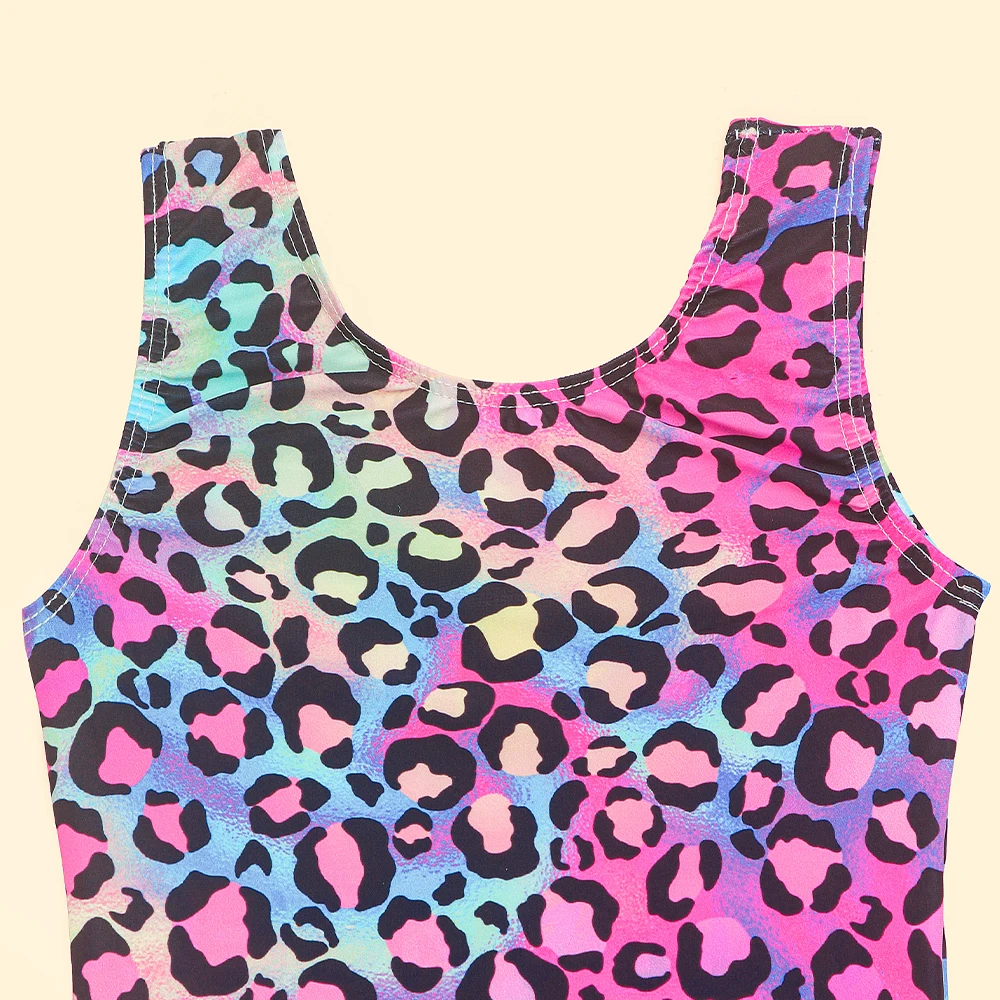 Bañador de una pieza para niña con estampado leopardo - imagen 4