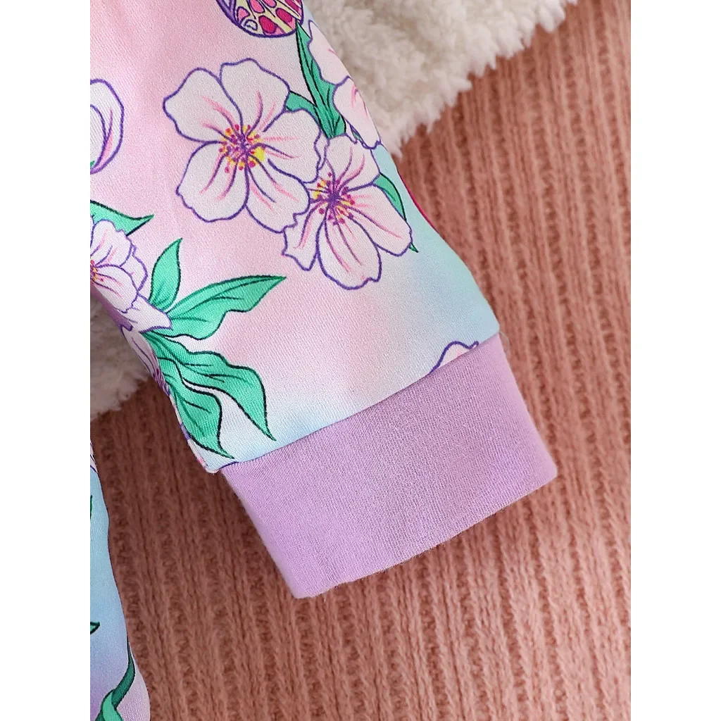 Mono morado para bebé recién nacido con diadema, manga larga - imagen 4