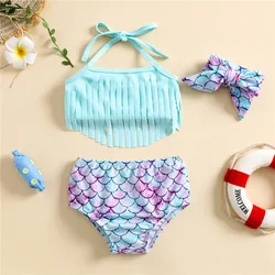 Traje de baño bebé niña dos piezas secado rápido