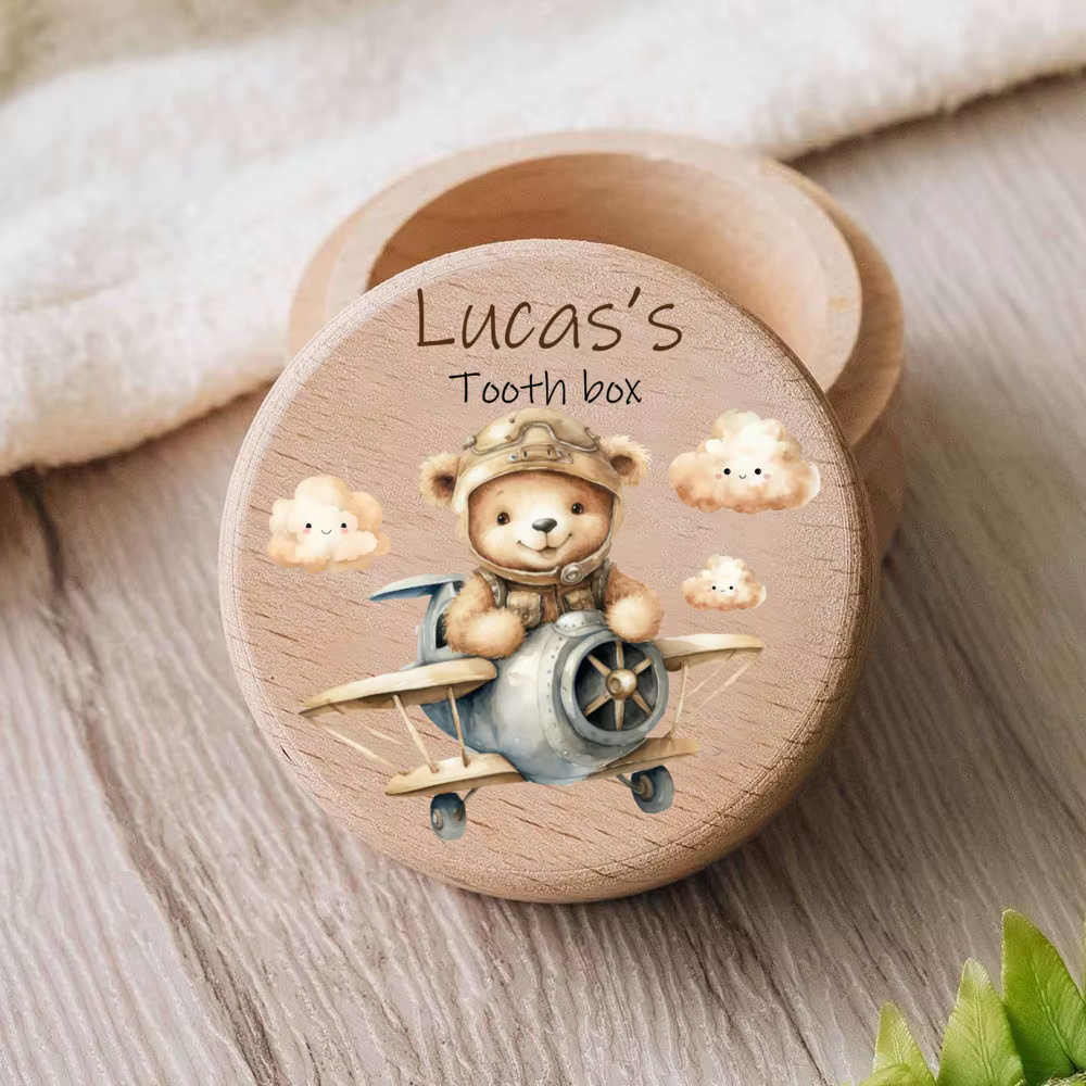 Caja de dientes de bebé personalizada con nombre - imagen 5