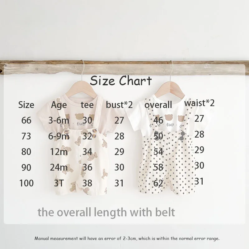 Conjunto de ropa de 2 piezas para bebé con dibujos animados