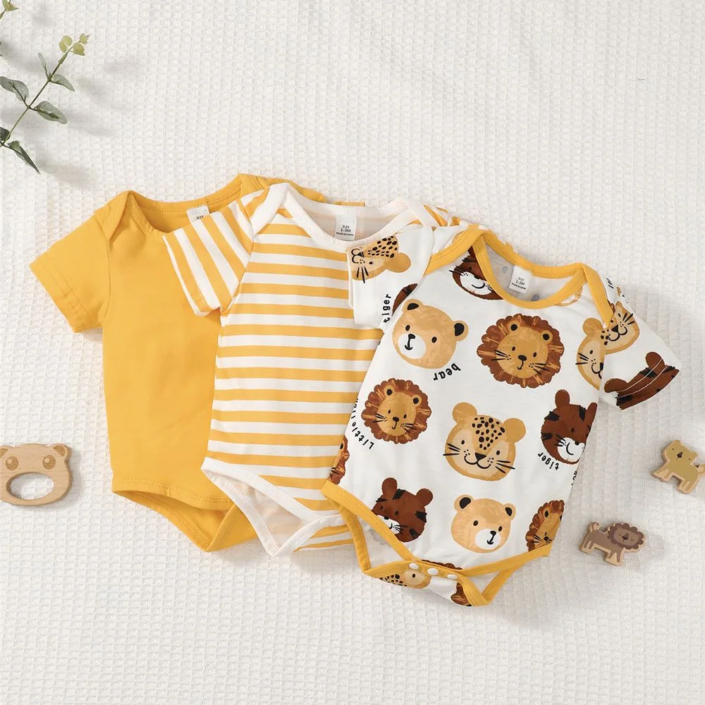 Pelele con estampado animal para bebé