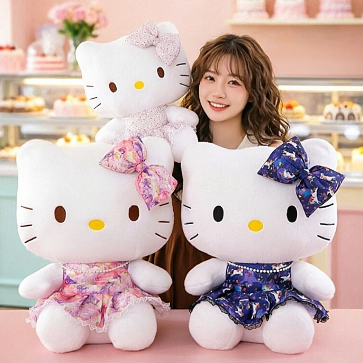 Peluche de Hello Kitty Sanrio grande tierno para regalo infantil - imagen 2