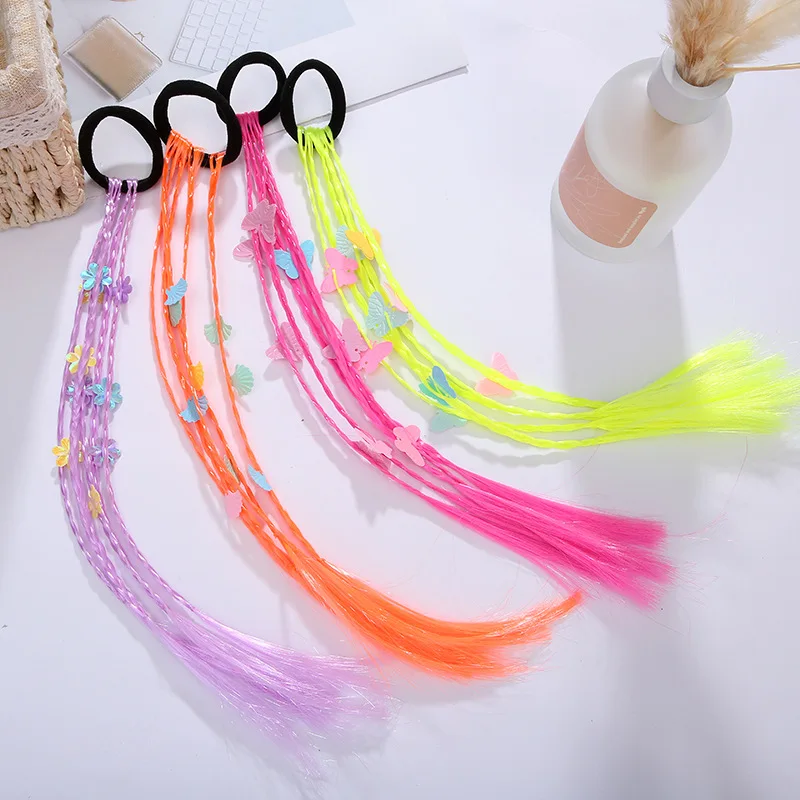 Diadema cuerda de pelo trenzada colorida para fiesta y cosplay - imagen 3