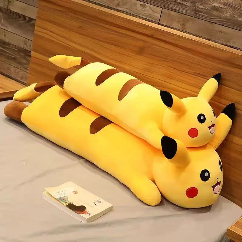 Muñeco de peluche Pikachu grande Pokémon, cojín decorativo - imagen 3