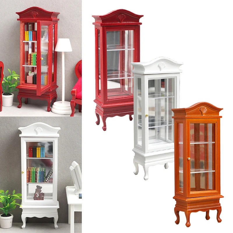 Armario miniatura madera casa muñecas – Muebles decorativos - imagen 3
