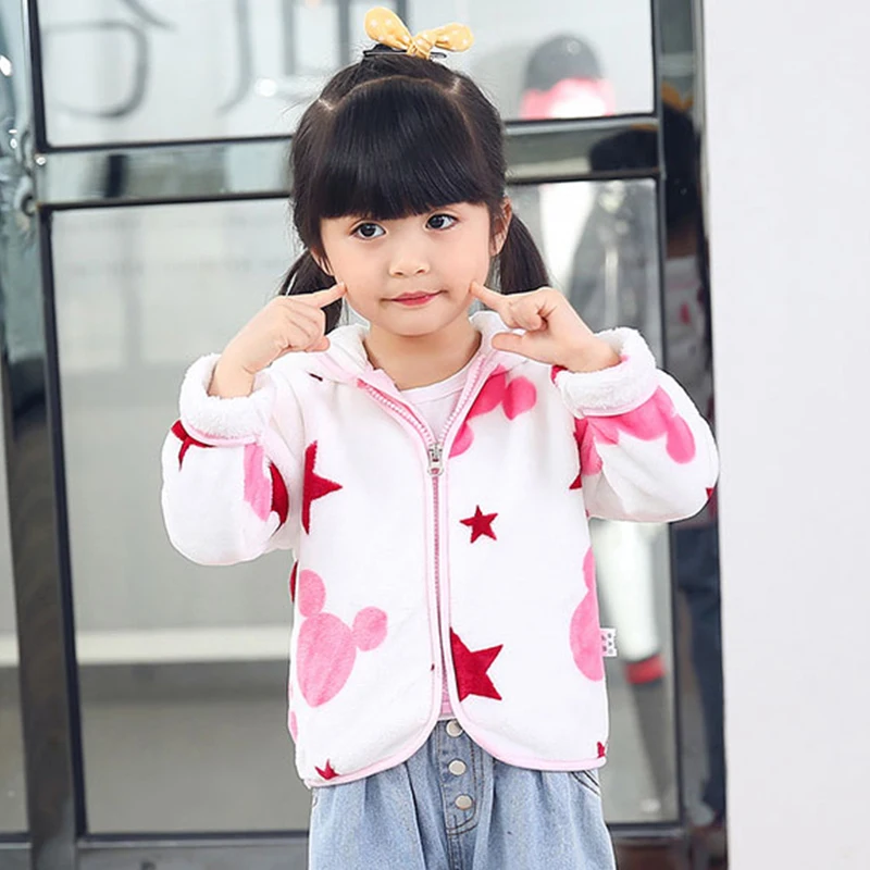 Chaqueta de franela con capucha para bebé y niño - imagen 4