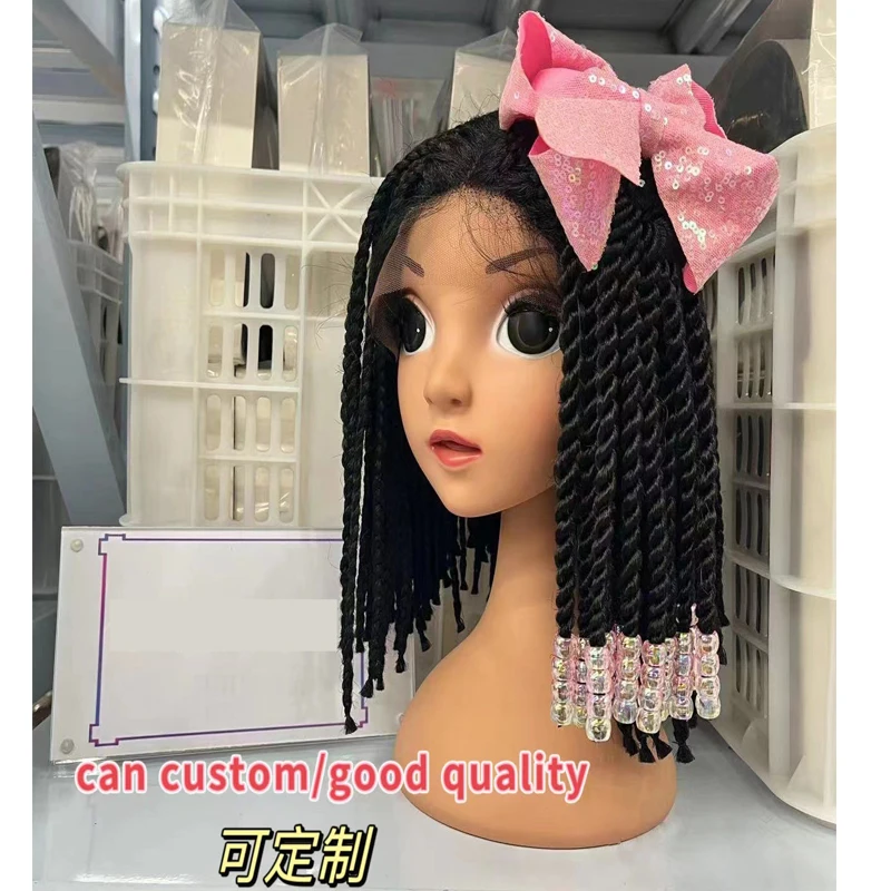 Lazos de Navidad para niña con lentejuelas, cuentas y trenzas - imagen 5