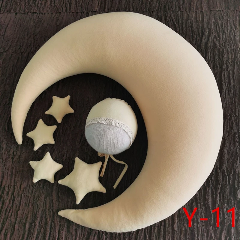 Accesorios de fotografía para recién nacido: almohada media luna - imagen 2