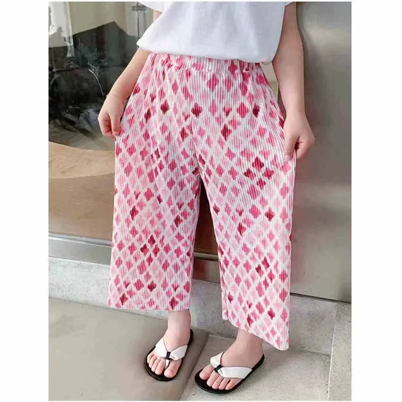 Conjunto de verano para niña con camiseta y pantalón informal finos - imagen 5