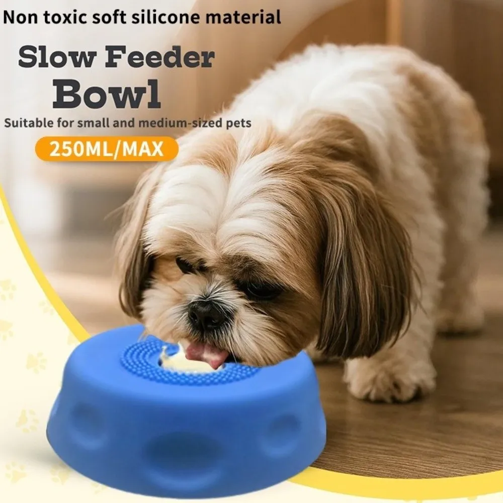 Cuenco de silicona antideslizante para perros con bola anti-ahogo - imagen 5