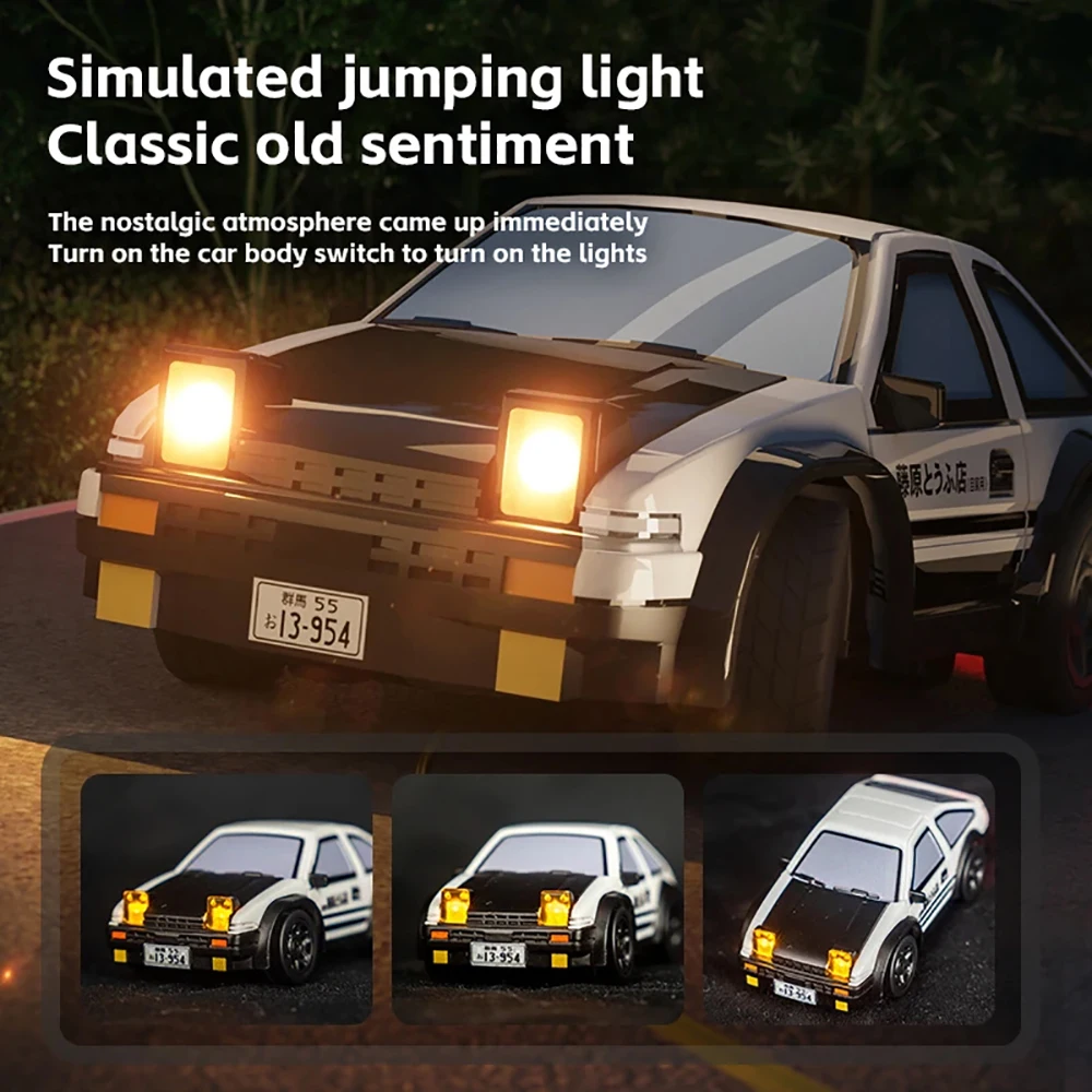 Coche teledirigido de derrape AE86 todoterreno eléctrico para niños - imagen 5