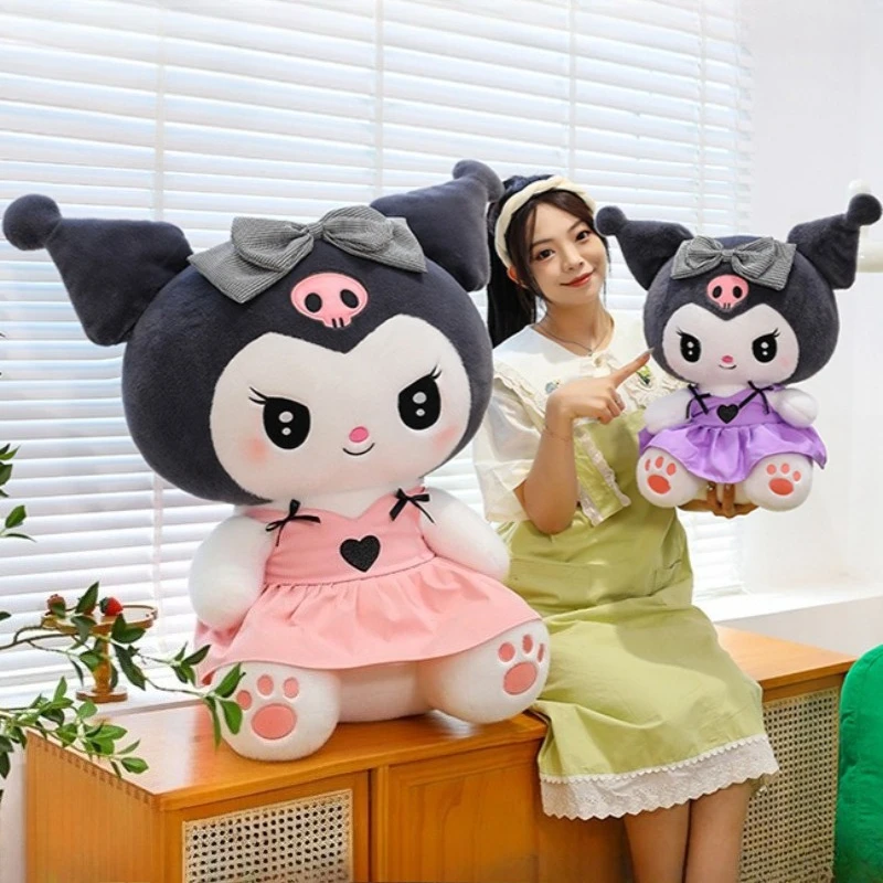 Peluche Kuromi Sanrio tamaño grande suave y acolchado para niños - imagen 5