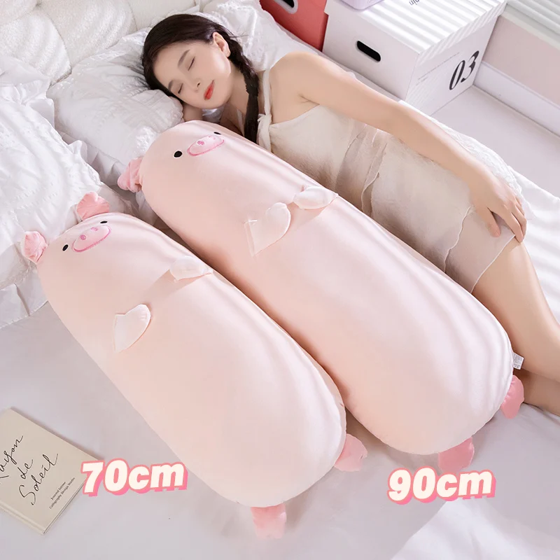 Almohada de felpa Kawaii cerdo blando para dormir – Regalo Navidad - imagen 5