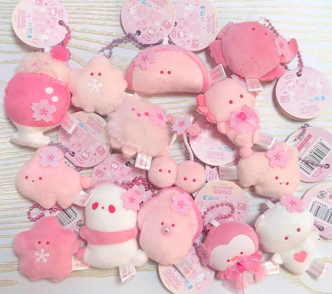 Llavero de peluche Yell Sakura con ostra, panda, pingüino y conejo - imagen 3