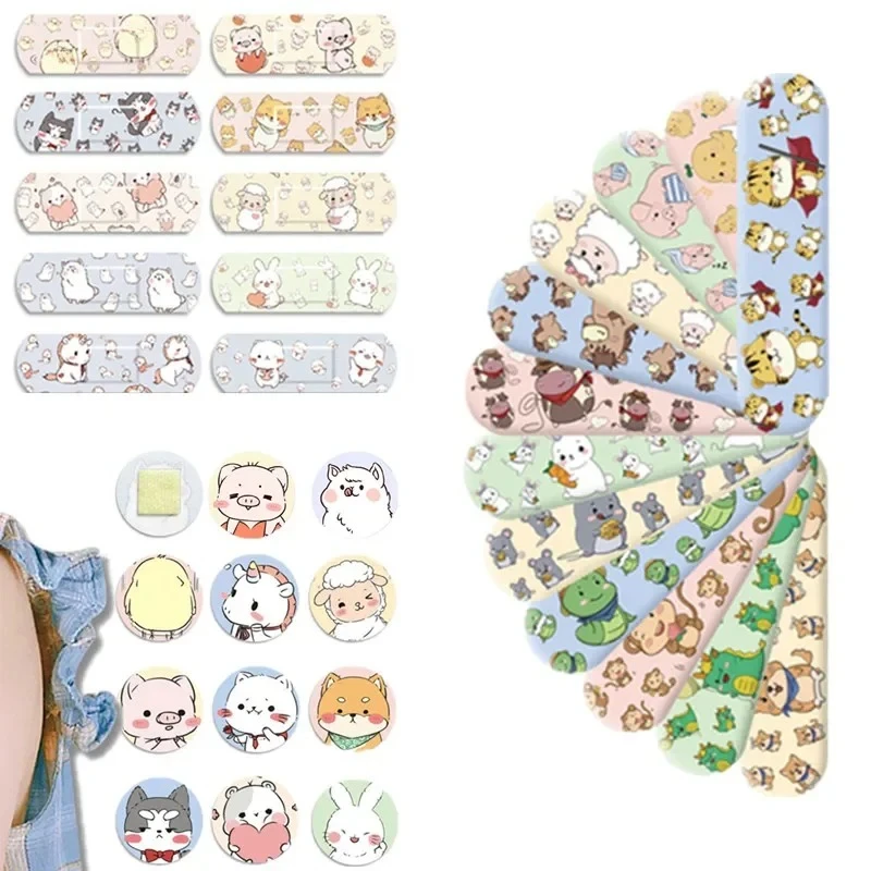Tiritas kawaii con diseños variados