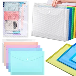 Bolsa transparente A4 impermeable con hebillas de presión