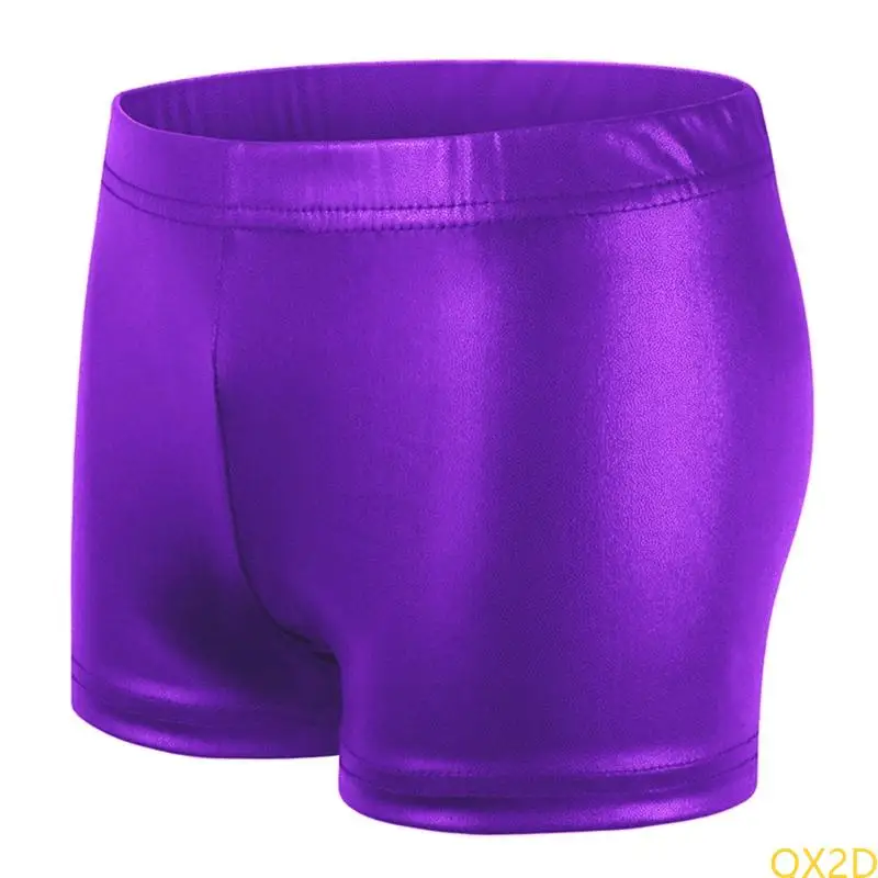 QX2D leggings cortos de danza de alta elasticidad bronceado - imagen 2