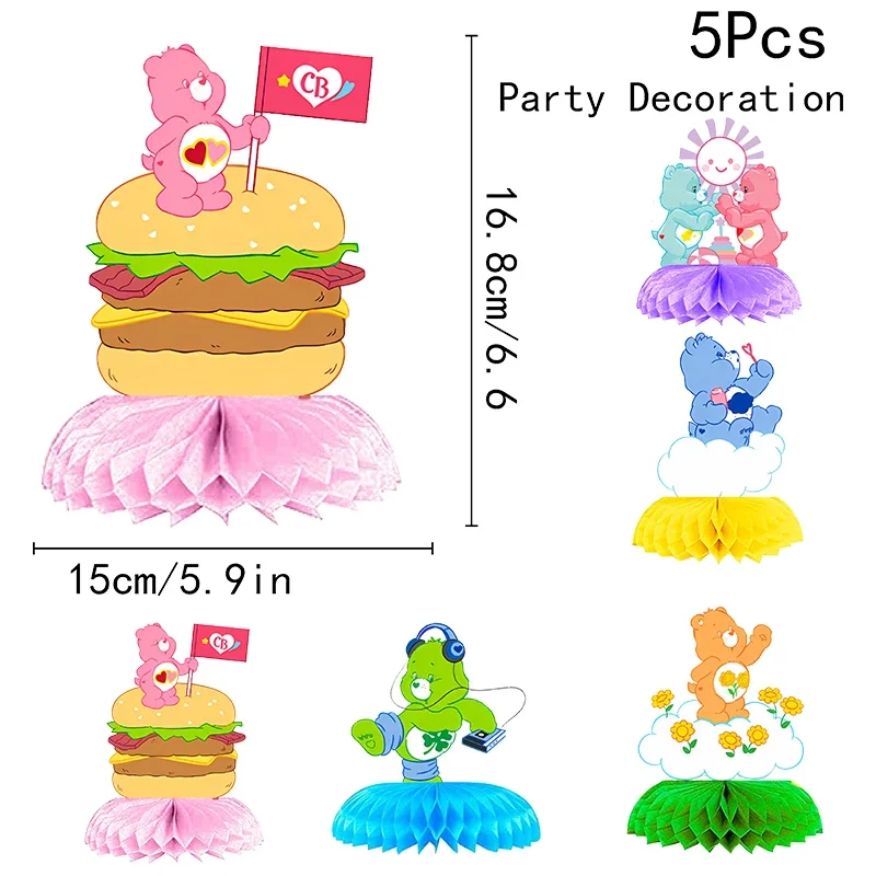 Set de decoraciones Ositos Cariñositos sobre escritorio infantil