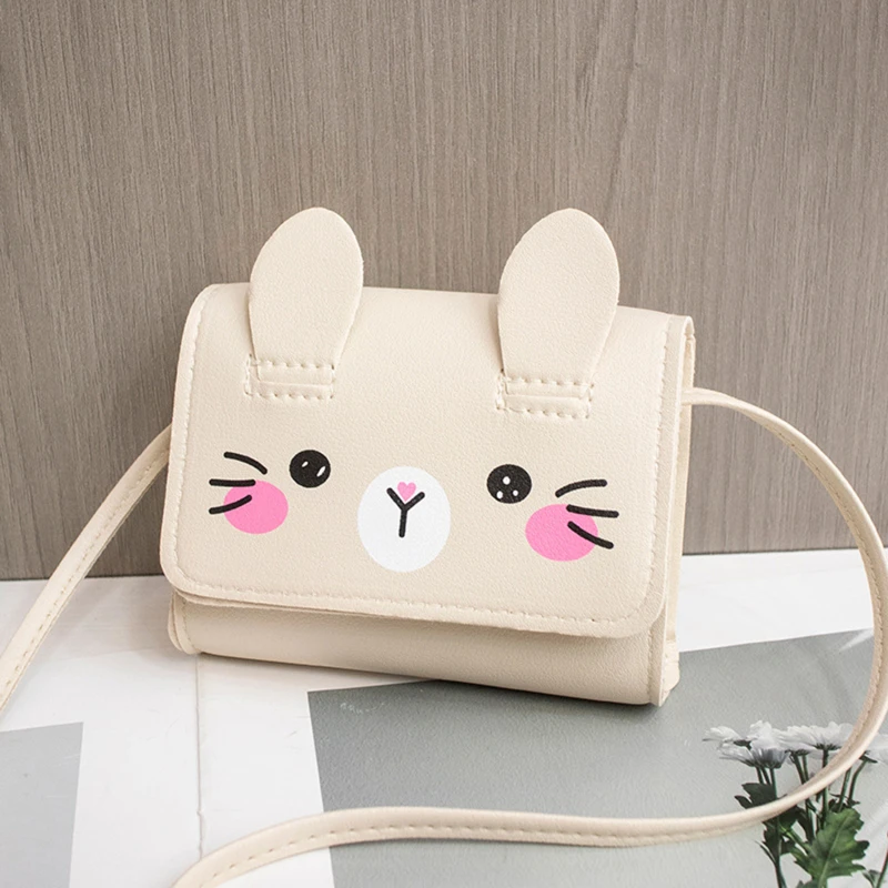 Bolso bandolera mini de PU infantil para niñas, estilo princesa