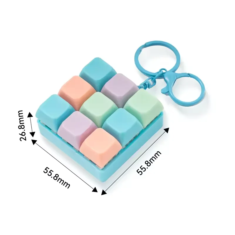 Teclado antiestrés de botones con llavero para niños y adultos - imagen 2
